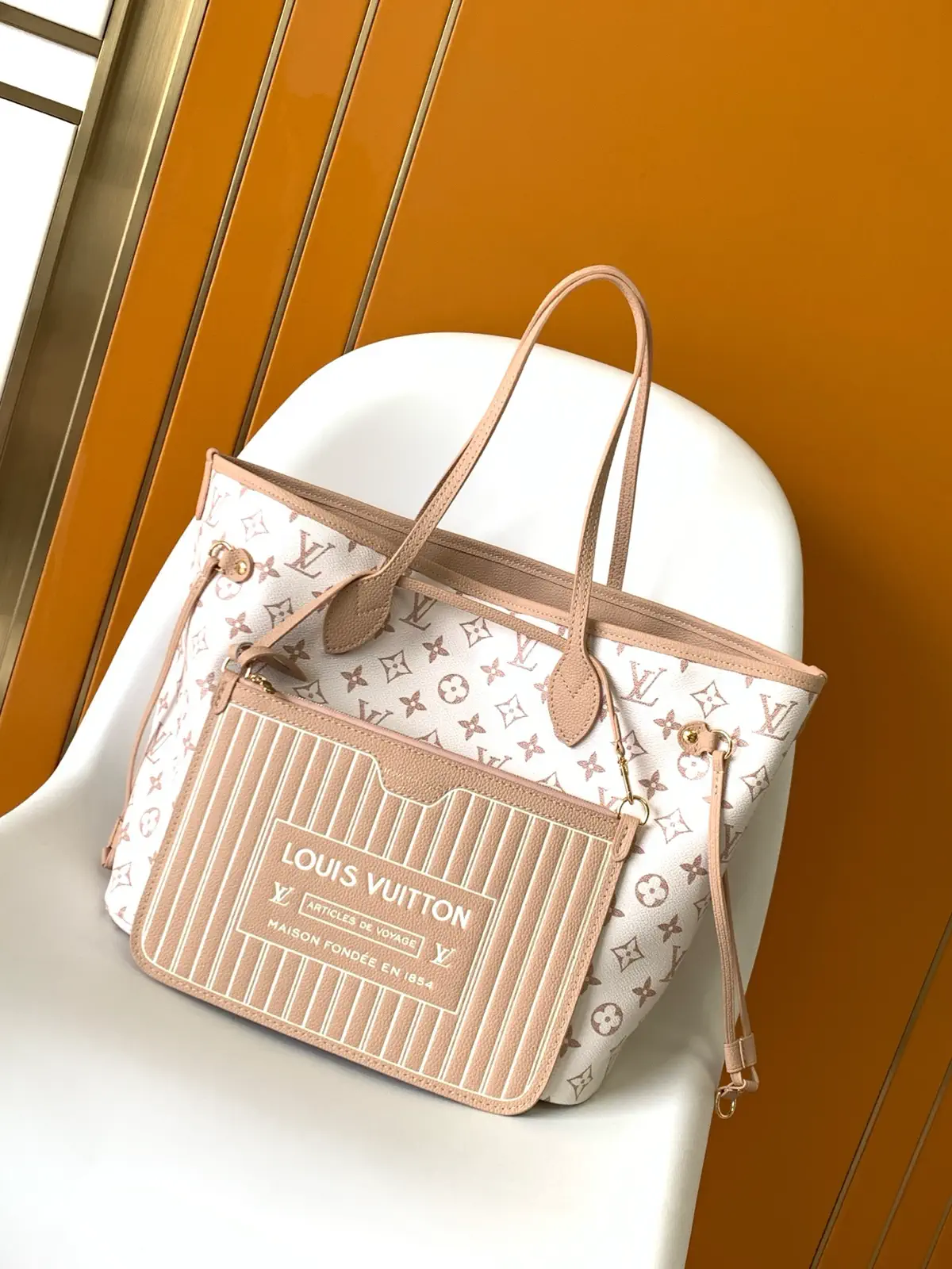 Louis Vuitton Monogram Reversible Tote Bag with Detachable Pouch image 1