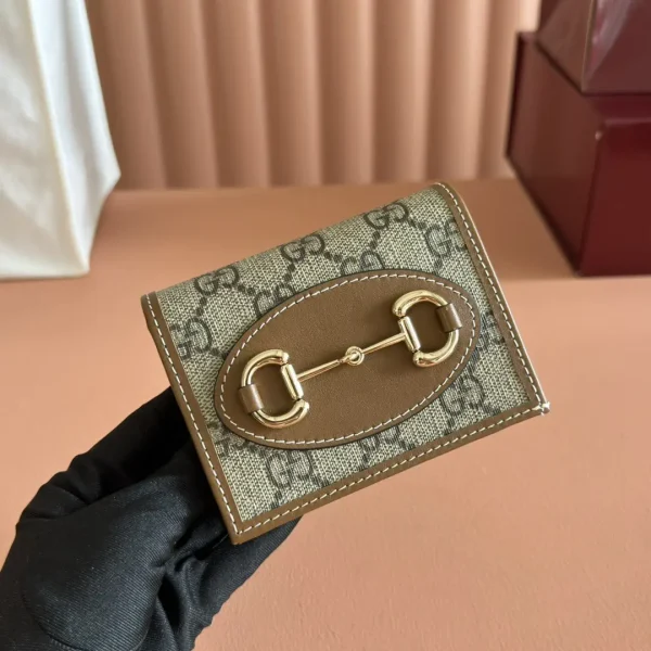 Gucci 1955 Horsebit Monogram Card Holder image 1