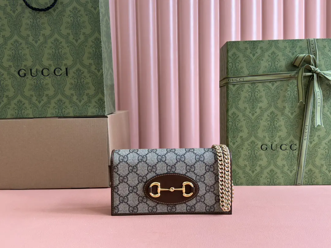 Gucci Horsebit 1955 Monogram Shoulder Bag image 1