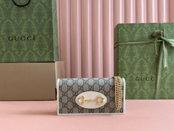 Gucci Horsebit 1955 Monogram Shoulder Bag image 1