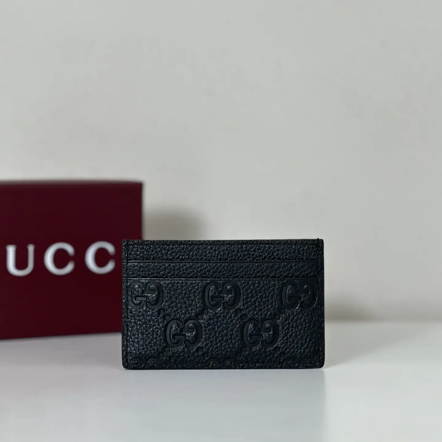 Gucci GG Embossed Card Holder image 1