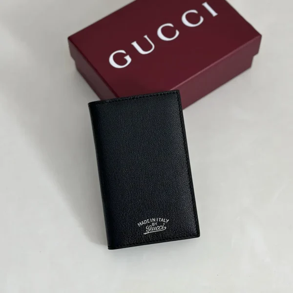 Gucci Black Leather Card Holder image 1