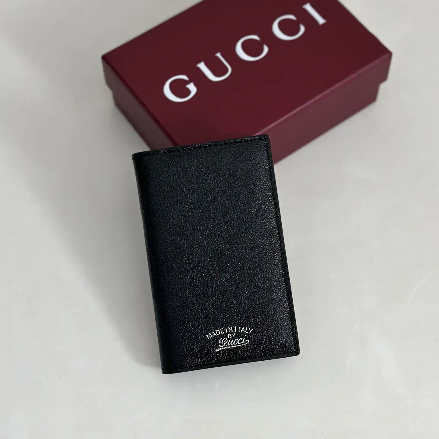 Gucci Black Leather Card Holder image 1