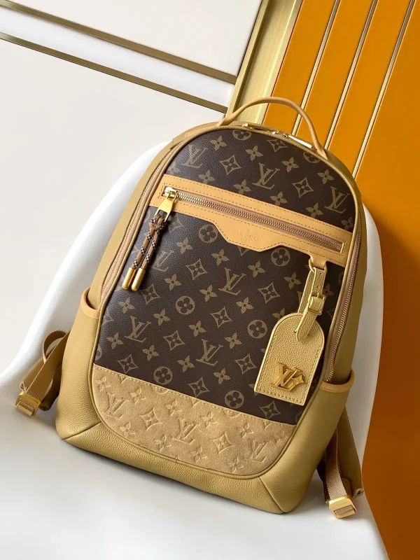 Louis Vuitton Monogram Canvas and Leather Backpack image 1