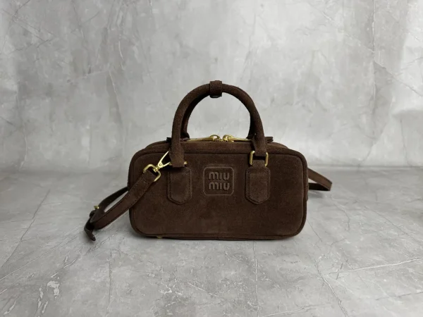 Miu Miu Matelasse Top Handle Bowling Bag image 1