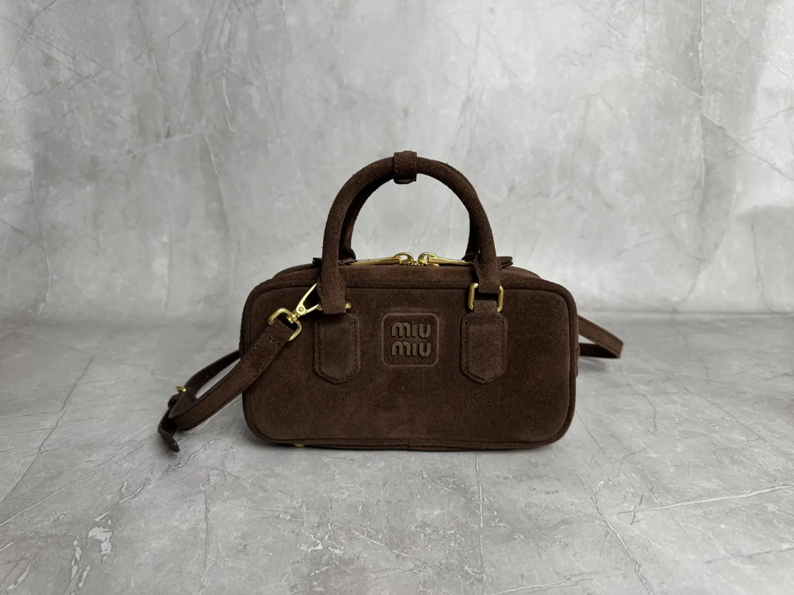 Miu Miu Matelasse Top Handle Bowling Bag image 1