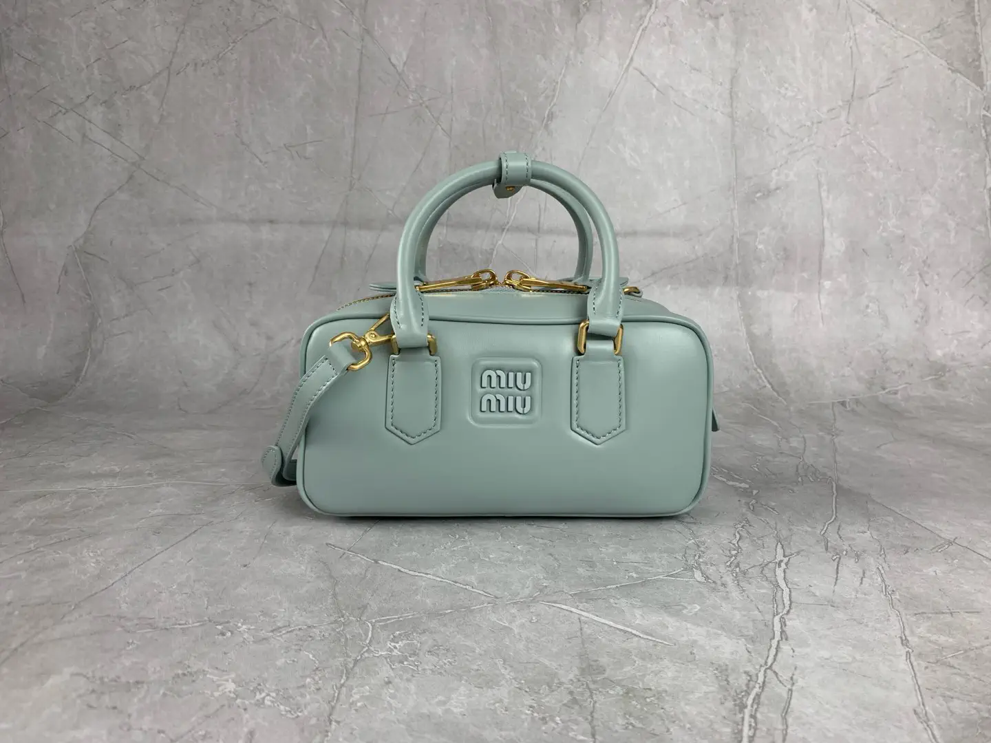Miu Miu Top Handle Bowling Bag image 1