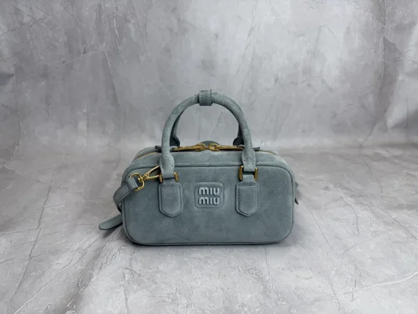 Miu Miu Matelasse Top Handle Bowling Bag image 1