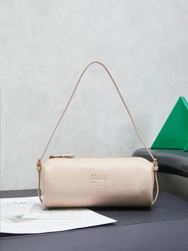 Miu Miu Beige Cylindrical Shoulder Bag image 1