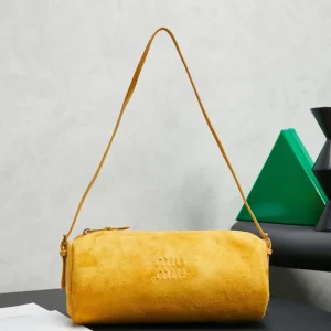 Miu Miu Cylindrical Suede Shoulder Bag image 1