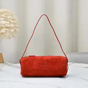 Miu Miu Red Cylindrical Shoulder Bag image 1