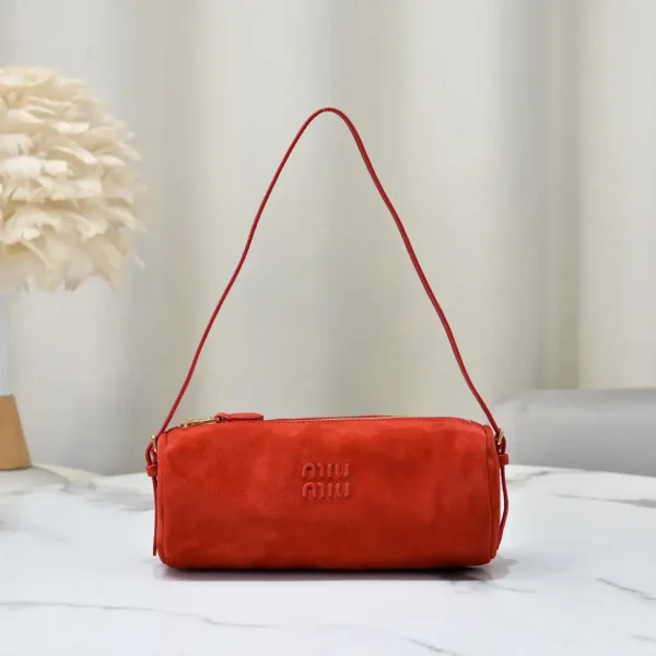 Miu Miu Red Cylindrical Shoulder Bag image 1