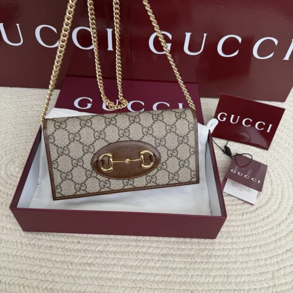 Gucci Monogram Chain Shoulder Bag image 1