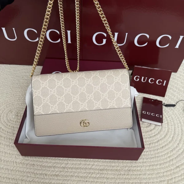 Gucci GG Monogram Chain Shoulder Bag image 1
