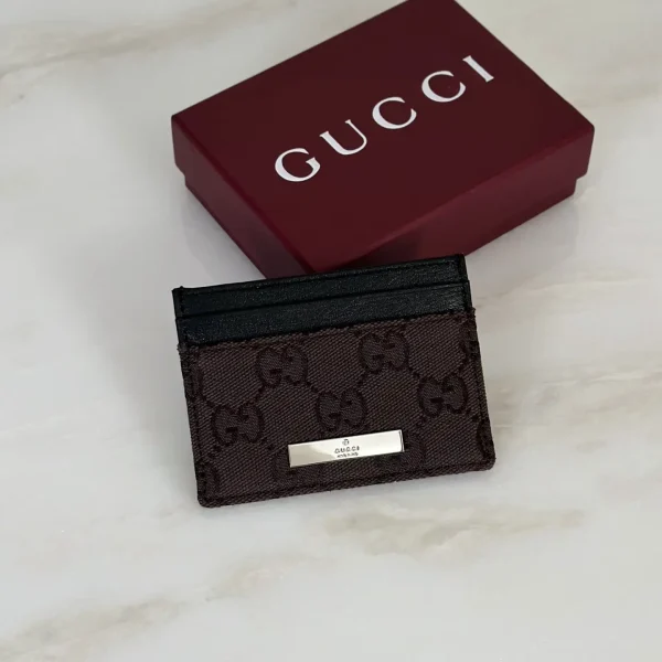 Gucci Monogram Card Holder image 1