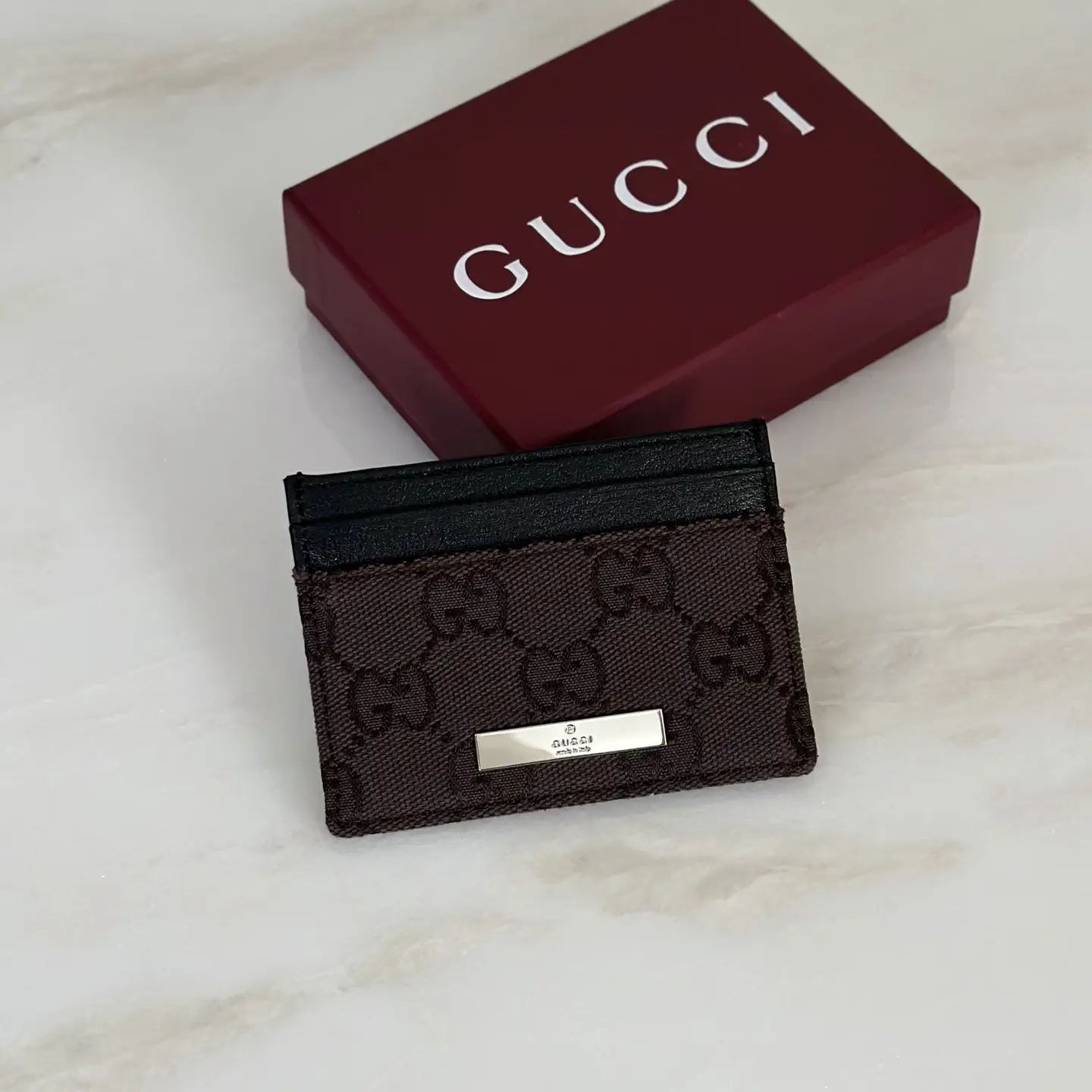 Gucci Monogram Card Holder image 1
