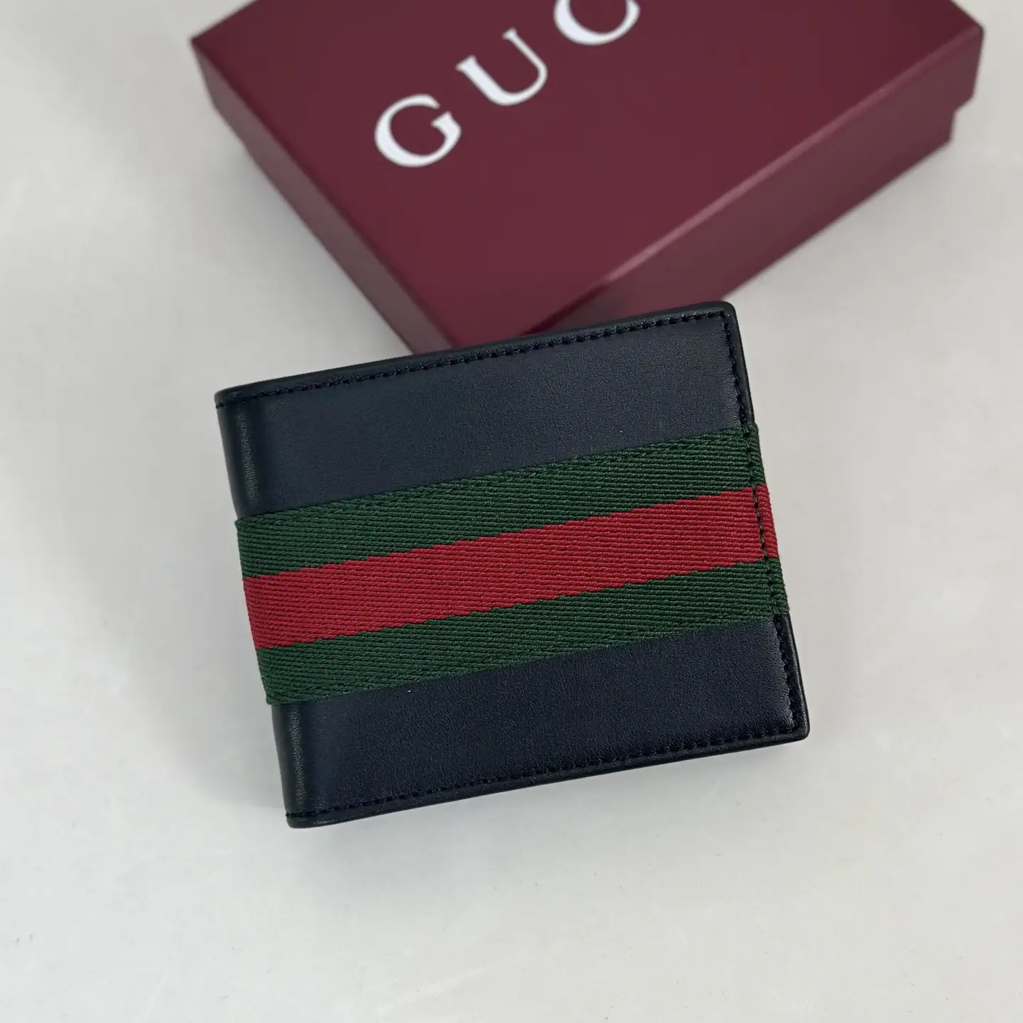Gucci Web Stripe Bifold Wallet image 1