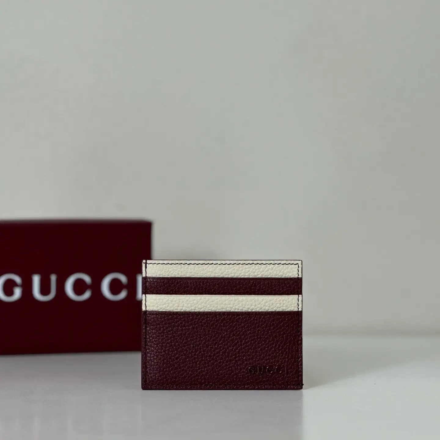 Gucci Two-Tone Card Holder image 1