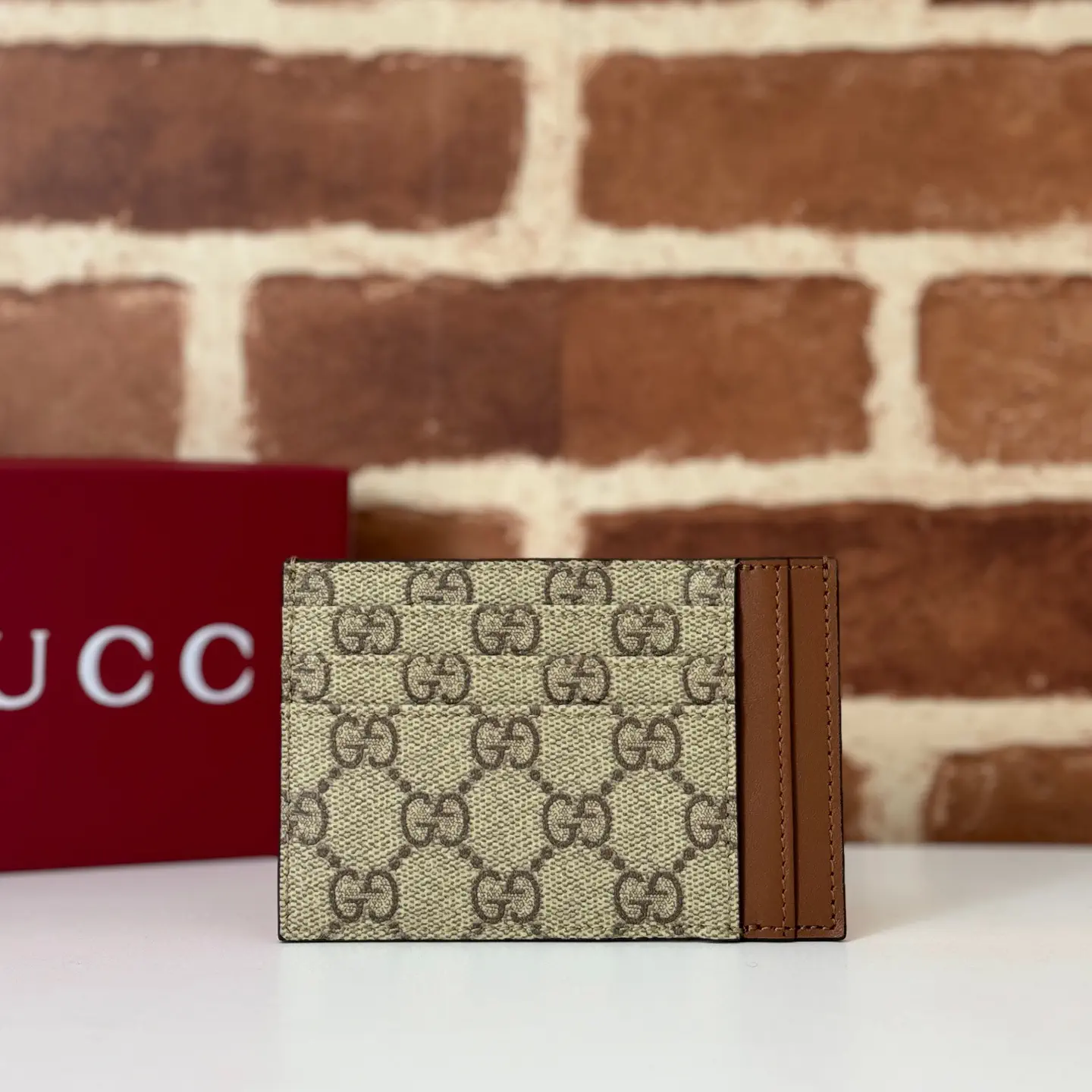 Gucci Monogram Card Holder image 1