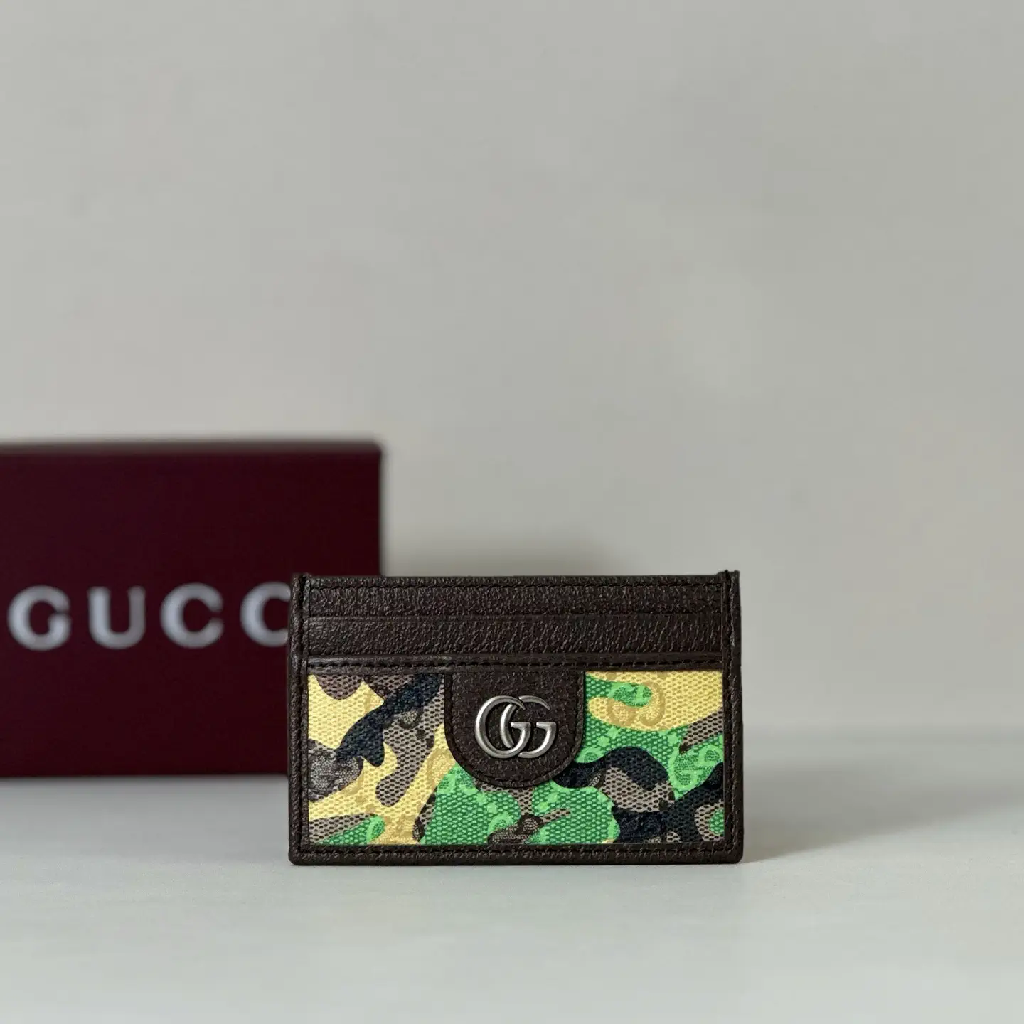 Gucci Camouflage Card Holder image 1