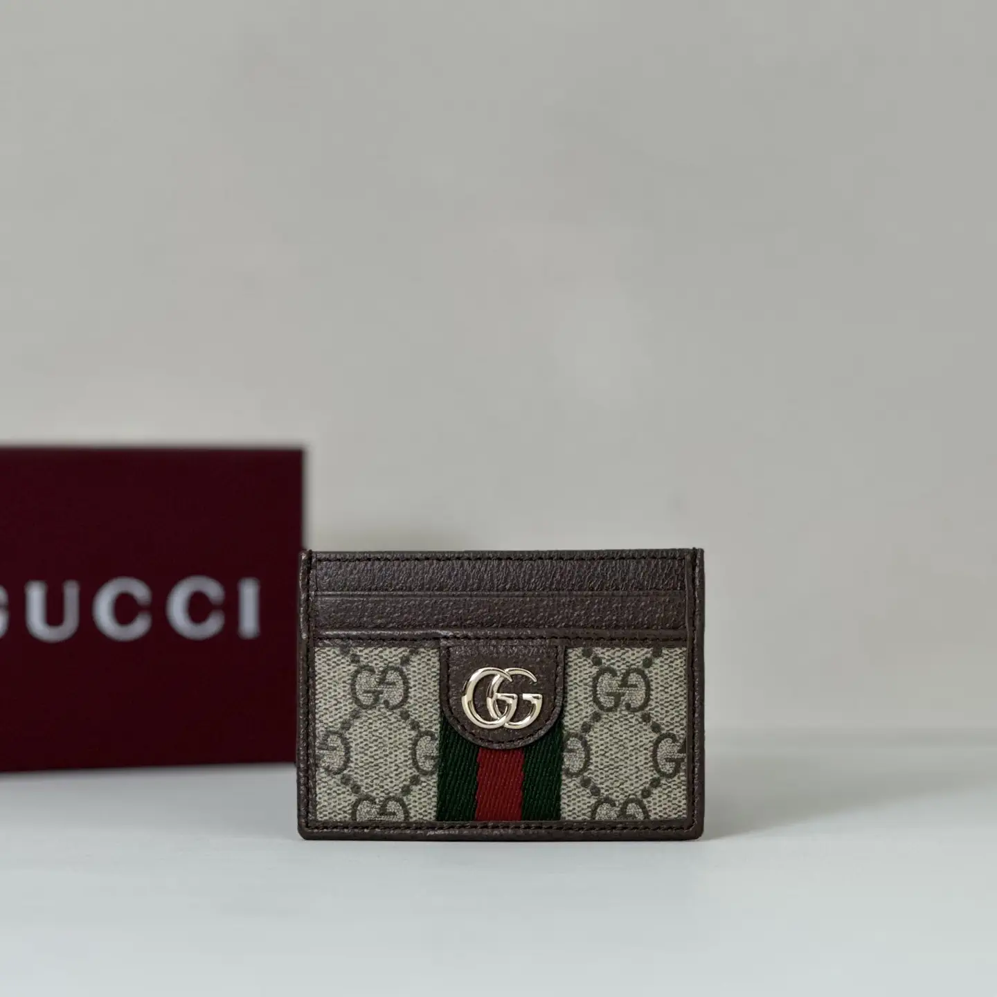 Gucci Monogram Card Holder image 1