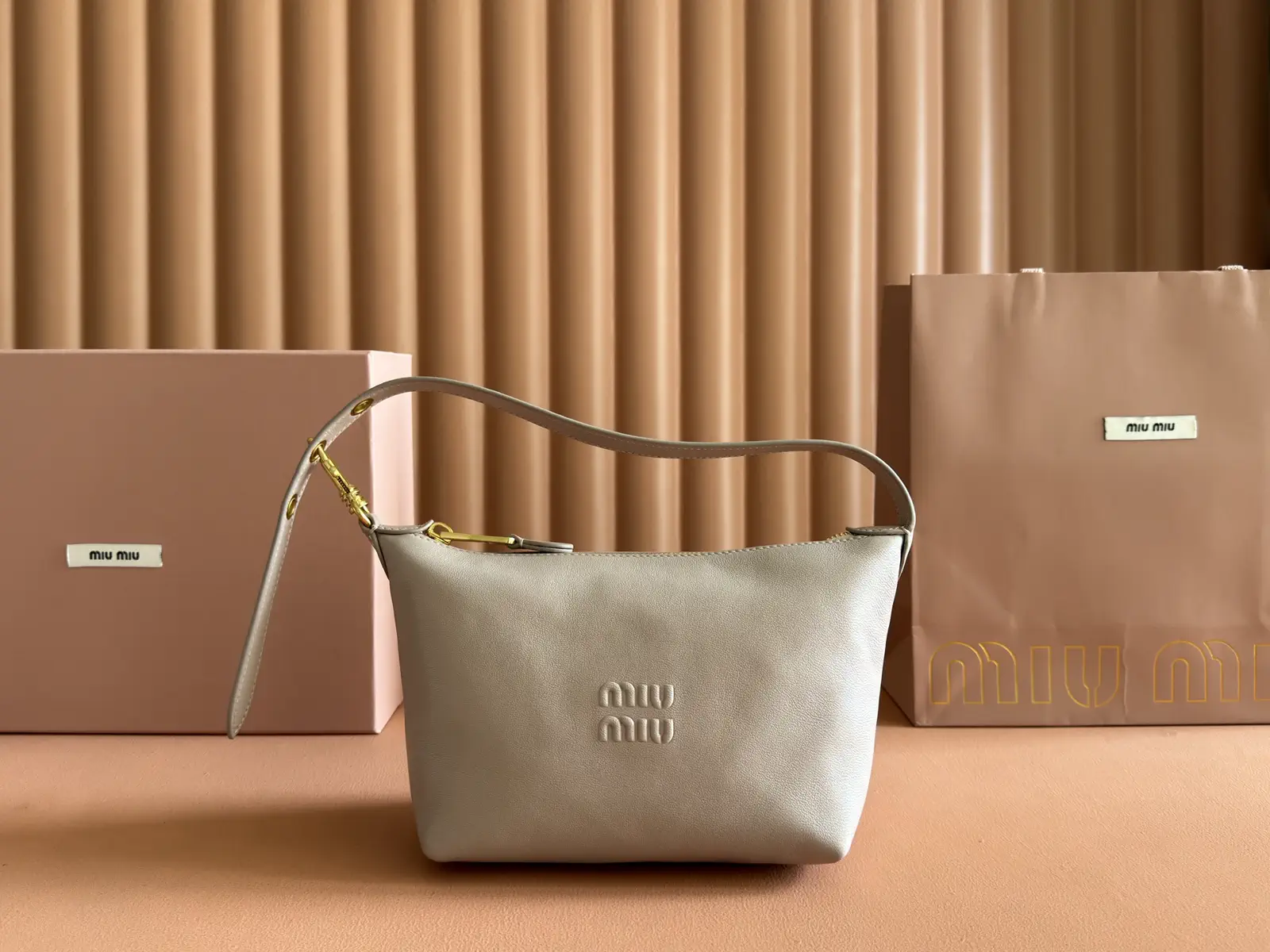 Miu Miu Beige Shoulder Bag image 1
