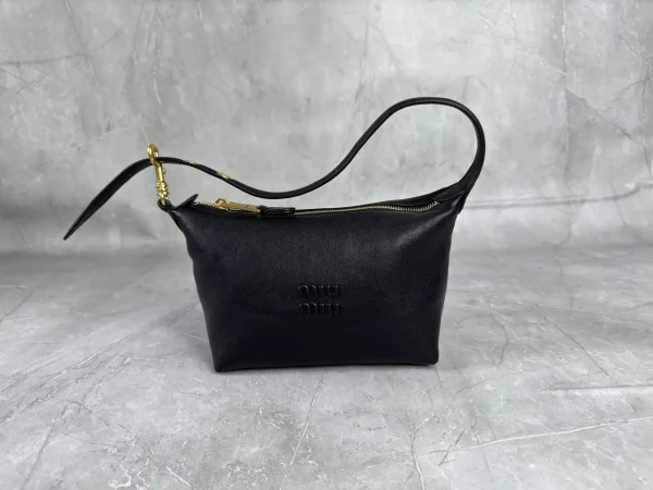 Miu Miu Black Leather Shoulder Bag image 1