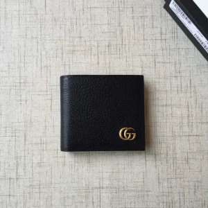 Gucci Black Bifold Wallet with GG Logo image 1