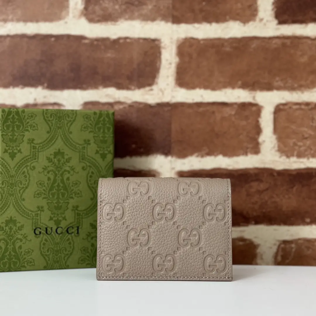 Gucci GG Embossed Card Holder image 1