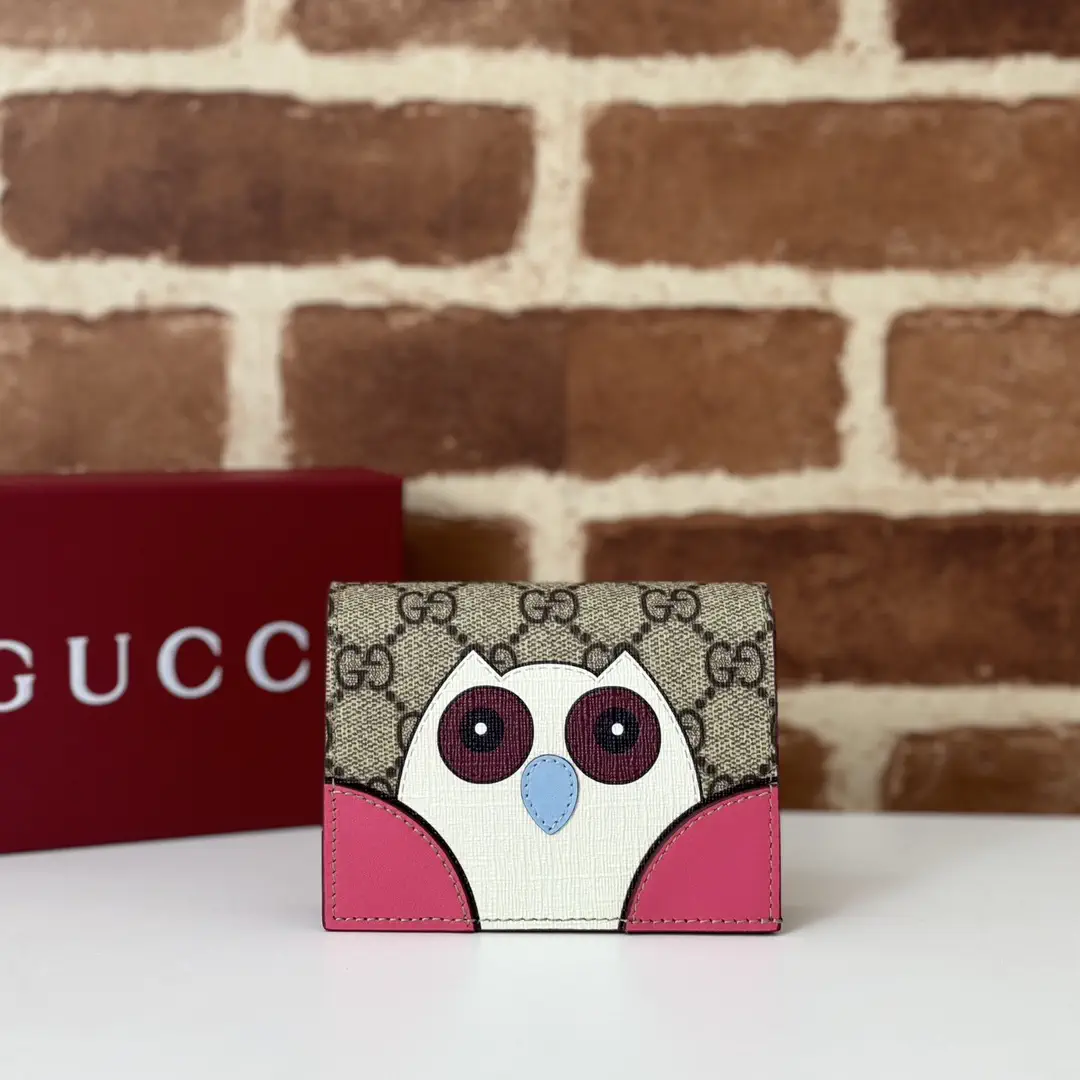 Gucci Owl Design Card Holder image 1