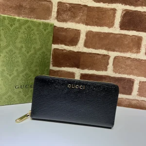 Gucci Black Zip-Around Wallet image 1