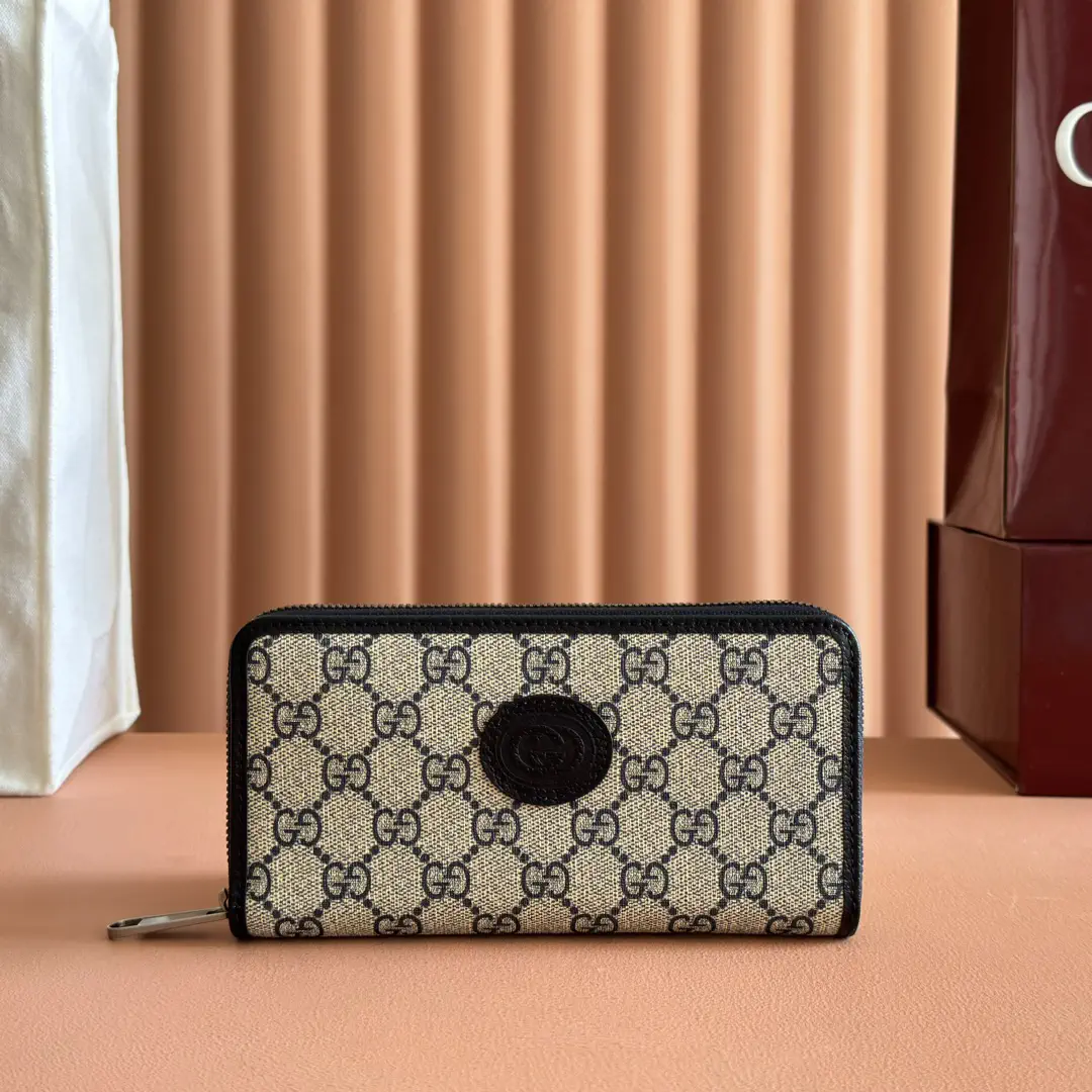 Gucci Monogram Zip-Around Wallet image 1