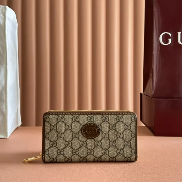 Gucci Monogram Zip-Around Wallet image 1