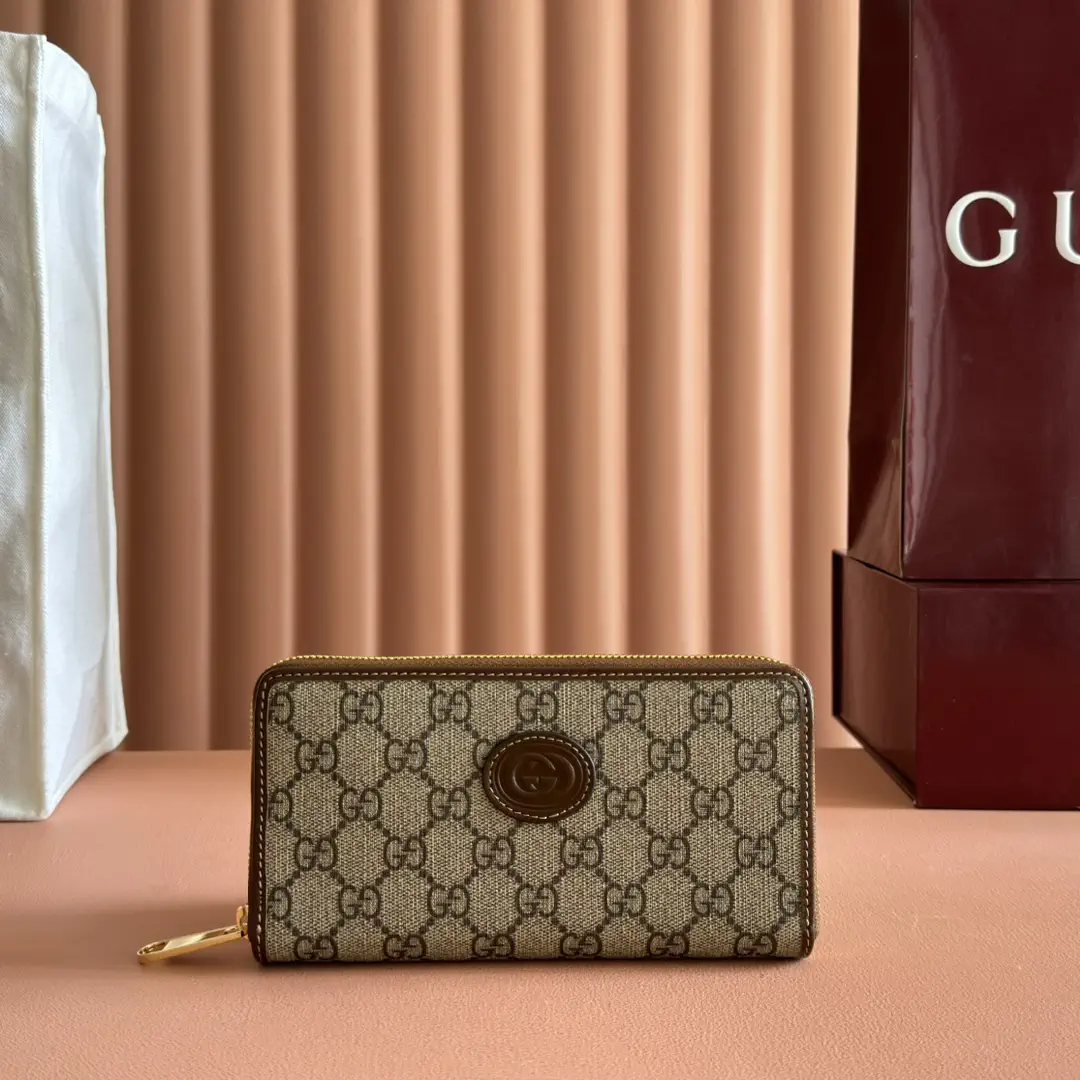 Gucci Monogram Zip-Around Wallet image 1