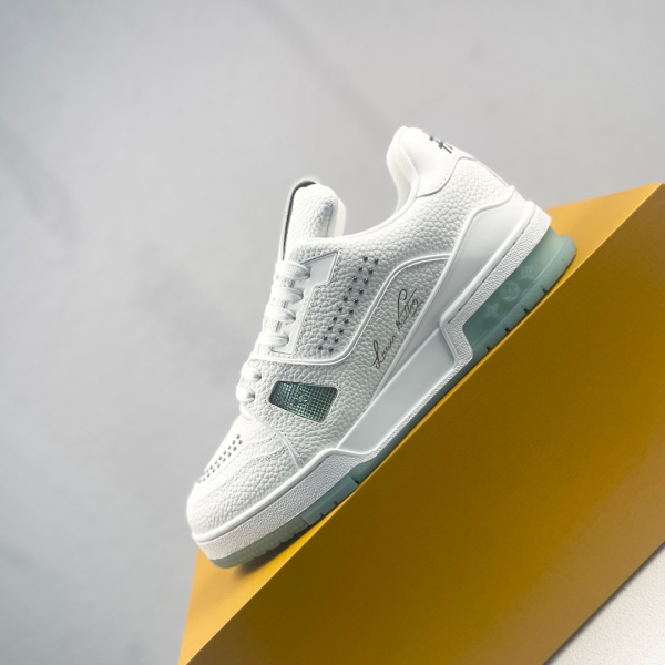 Louis Vuitton Trainer Low-Top Lace-Up Flat Sneakers image 1