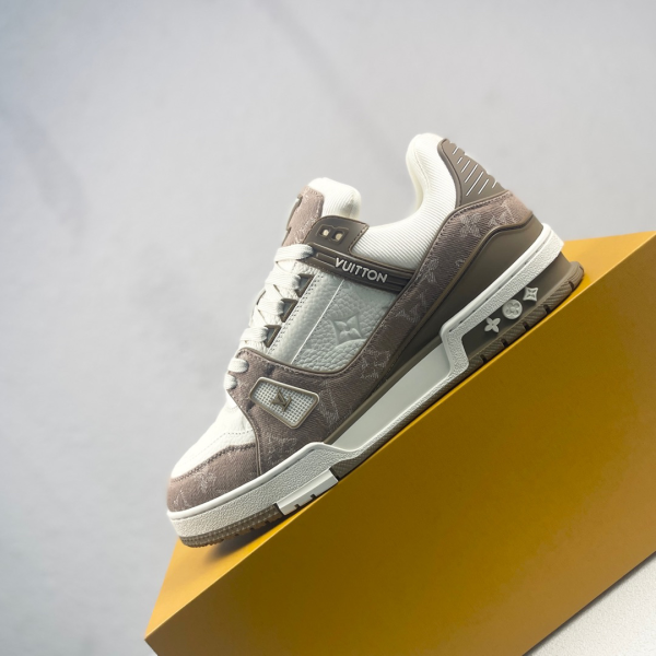 Louis Vuitton Trainer Low-Top Lace-Up Flat Sneaker image 1
