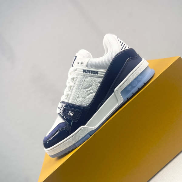 Louis Vuitton Trainer Low-Top Lace-Up Flat Skate Shoes Limited Edition image 1
