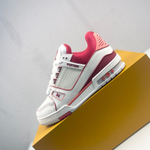Louis Vuitton Trainer Low-Top Lace-Up Flat Sneakers image 1