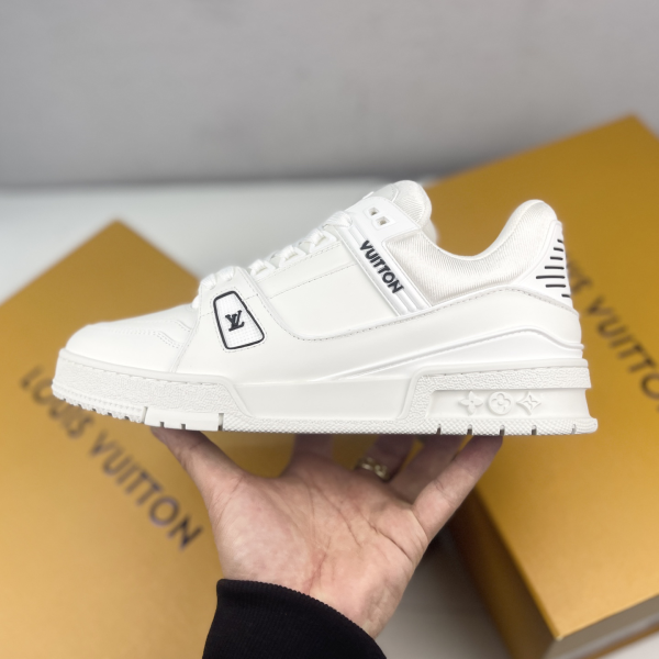 Louis Vuitton Trainer Low-Top Lace-Up Flat Sneaker image 1