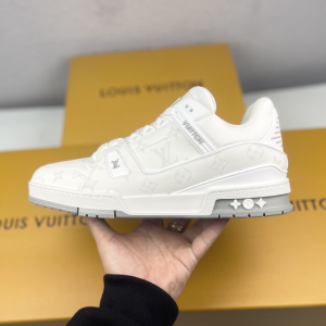 Louis Vuitton Trainer Low-Top Lace-Up Flat Sneaker image 1