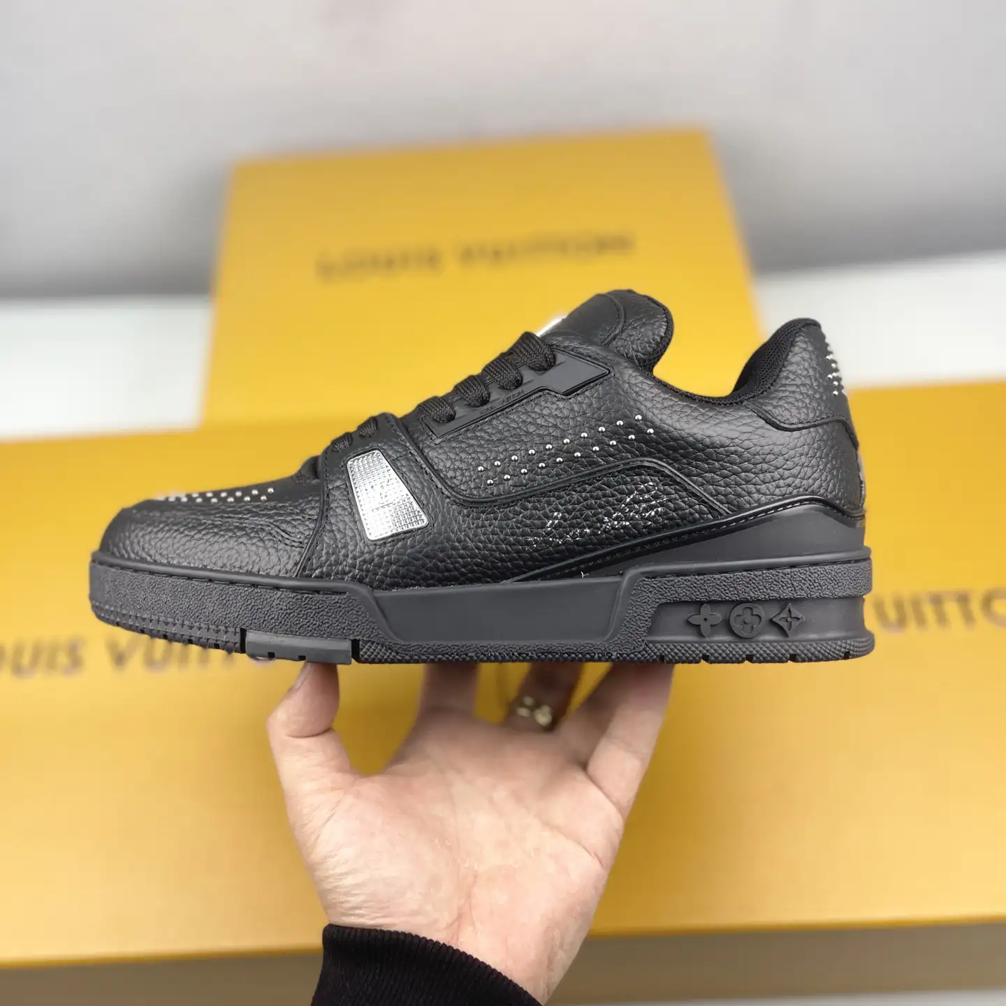 Louis Vuitton Trainer Low-Top Lace-Up Flat Sneaker image 1