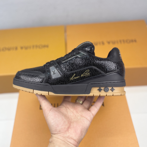 Louis Vuitton Trainer Low-Top Lace-Up Flat Sneaker image 1