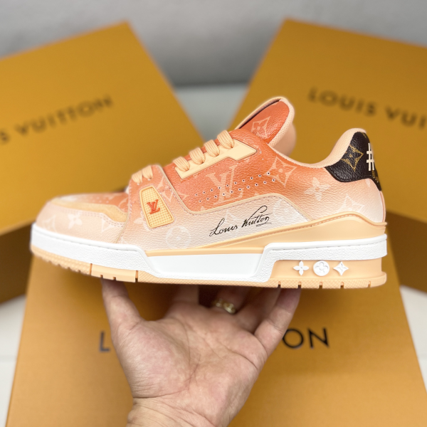 Louis Vuitton Trainer Low-Top Lace-Up Flat Sneaker image 1