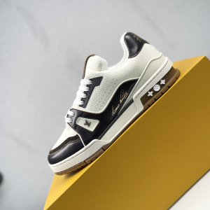 Louis Vuitton Trainer Low-Top Lace-Up Flat Sneaker image 1