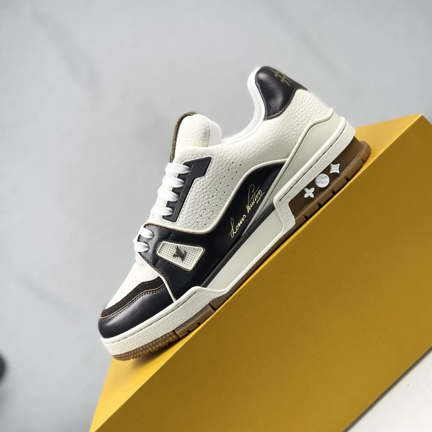 Louis Vuitton Trainer Low-Top Lace-Up Flat Sneaker image 1