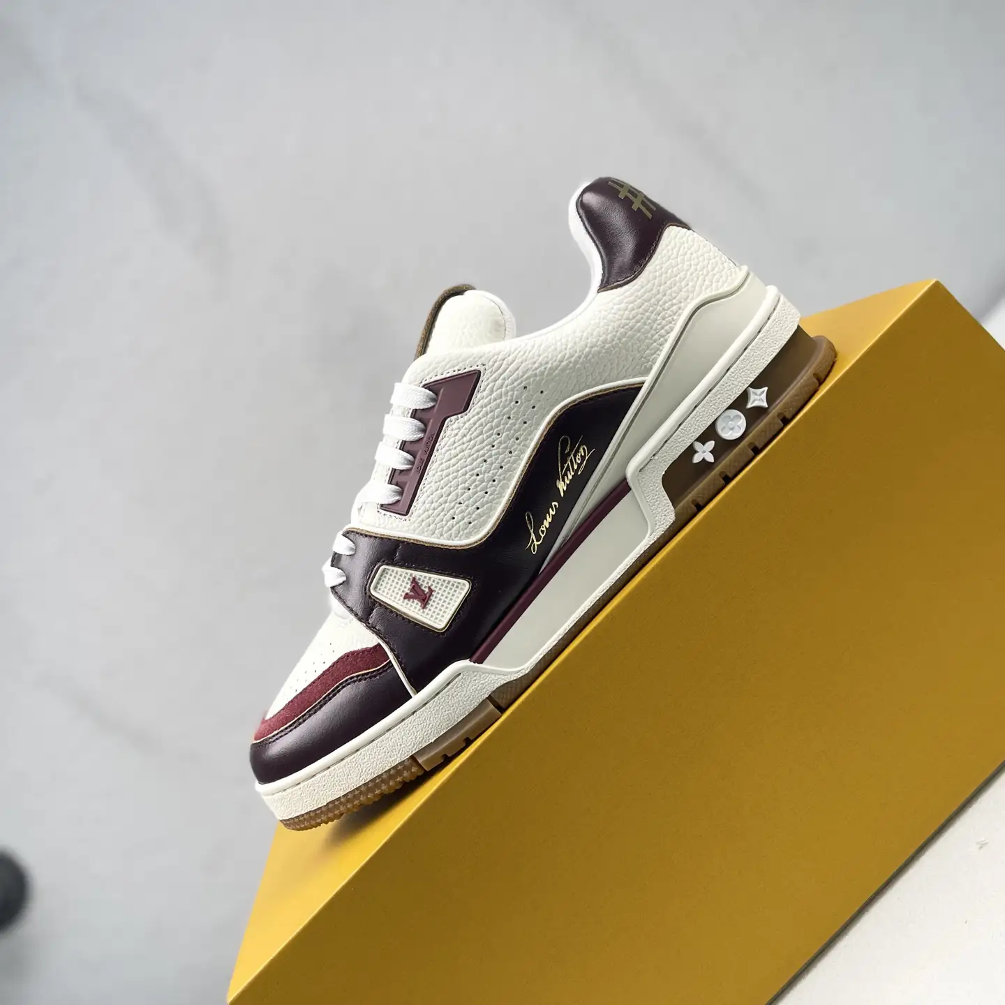 Louis Vuitton Trainer Low-Top Lace-Up Flat Sneaker image 1