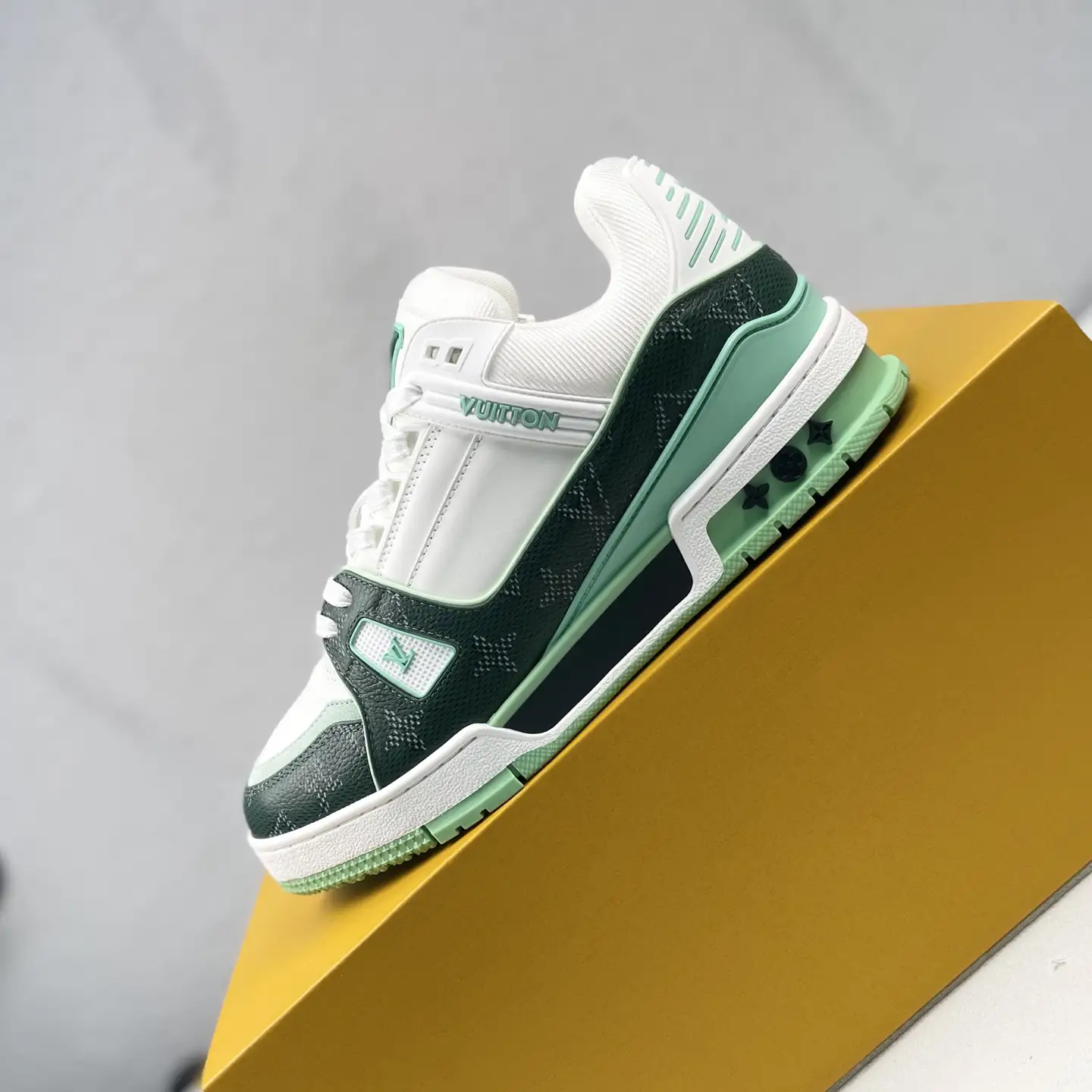 Louis Vuitton Trainer Low-Top Lace-Up Flat Sneaker image 1