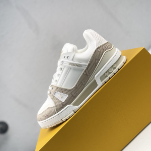 Louis Vuitton Trainer Low-Top Lace-Up Flat Sneakers image 1