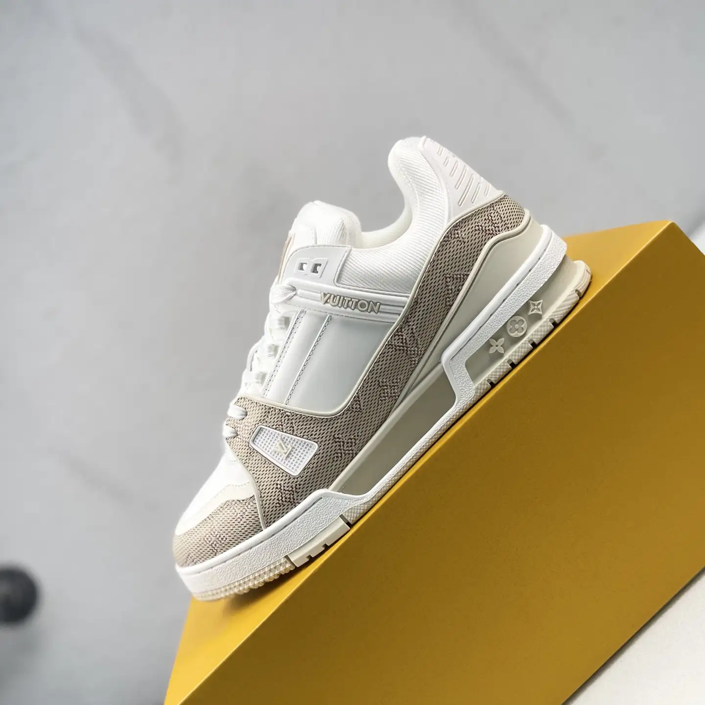 Louis Vuitton Trainer Low-Top Lace-Up Flat Sneakers image 1