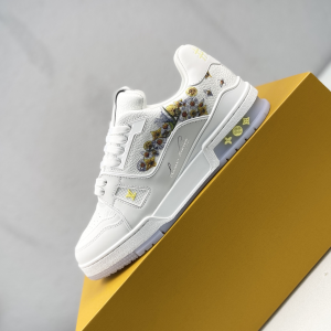 Louis Vuitton Trainer Low-Top Lace-Up Flat Sneaker image 1